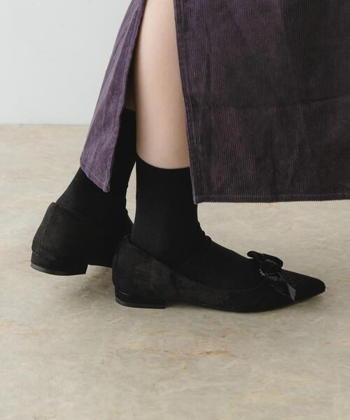 RODE SKO（ロデスコ）の「ビッグリボン付2WAYパンプス（パンプス・レディース・グレー/ブラック・38/37/36）」の10枚目の写真