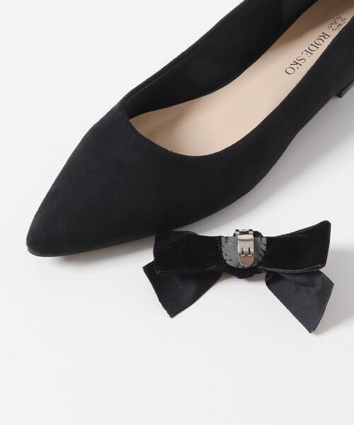 RODE SKO（ロデスコ）の「ビッグリボン付2WAYパンプス（パンプス・レディース・グレー/ブラック・38/37/36）」の18枚目の写真