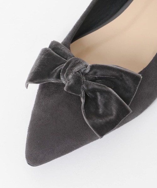RODE SKO（ロデスコ）の「ビッグリボン付2WAYパンプス（パンプス・レディース・グレー/ブラック・38/37/36）」の22枚目の写真