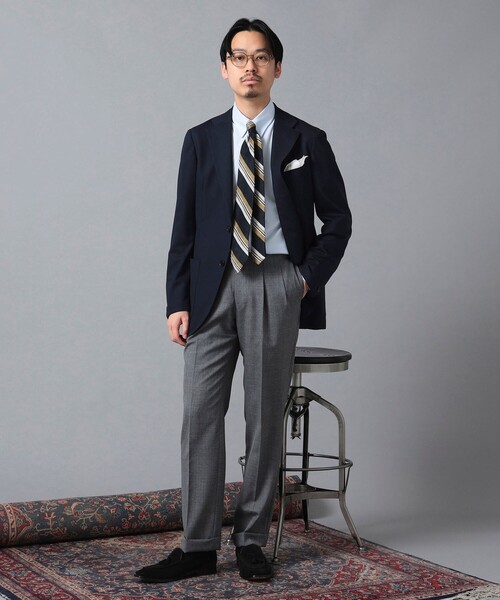 BEAMS F（ビームスエフ）の「BEAMS F / NEW EASY MARLANE ウール ソリッド ジャケット（その他アウター・メンズ・ネイビー・52/50/48/46/44）」の14枚目の写真