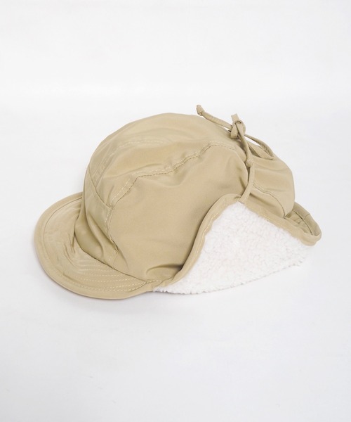 Crisp（クリスプ）の「ボアフライトキャップ（キャップ・レディース・アイボリー/ブラウン/ブラック・FREE）」の5枚目の写真