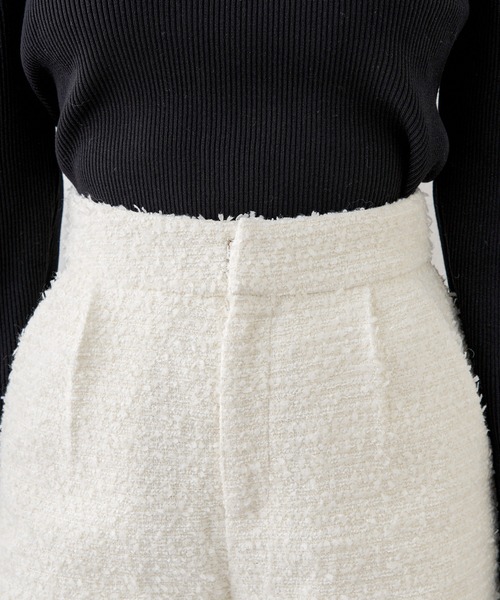 Chico（チコ）の「ツイードショートパンツ（その他パンツ・レディース・グレー/ブラック/アイボリー・FREE）」の6枚目の写真