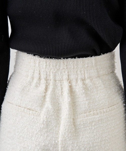 Chico（チコ）の「ツイードショートパンツ（その他パンツ・レディース・グレー/ブラック/アイボリー・FREE）」の7枚目の写真