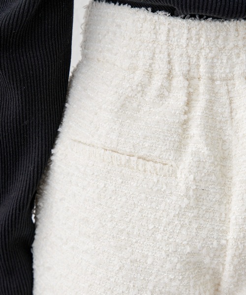 Chico（チコ）の「ツイードショートパンツ（その他パンツ・レディース・グレー/ブラック/アイボリー・FREE）」の9枚目の写真