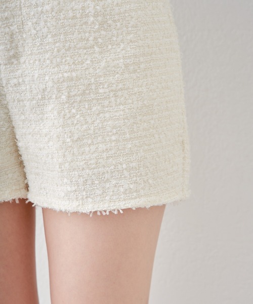Chico（チコ）の「ツイードショートパンツ（その他パンツ・レディース・グレー/ブラック/アイボリー・FREE）」の11枚目の写真