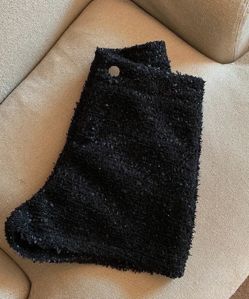 Chick（チック）の「ハイウエストツイードショートパンツ（その他パンツ・レディース・ホワイト/ブラック・M/S/L）」の17枚目の写真