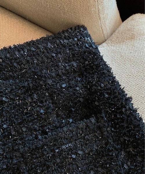 Chick（チック）の「ハイウエストツイードショートパンツ（その他パンツ・レディース・ホワイト/ブラック・M/S/L）」の7枚目の写真