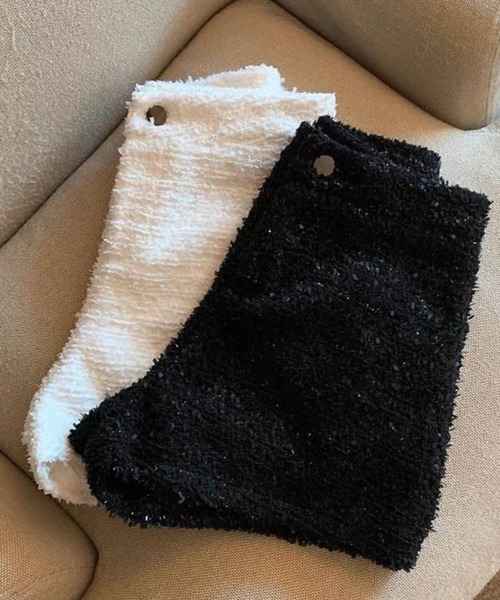 Chick（チック）の「ハイウエストツイードショートパンツ（その他パンツ・レディース・ホワイト/ブラック・M/S/L）」の6枚目の写真