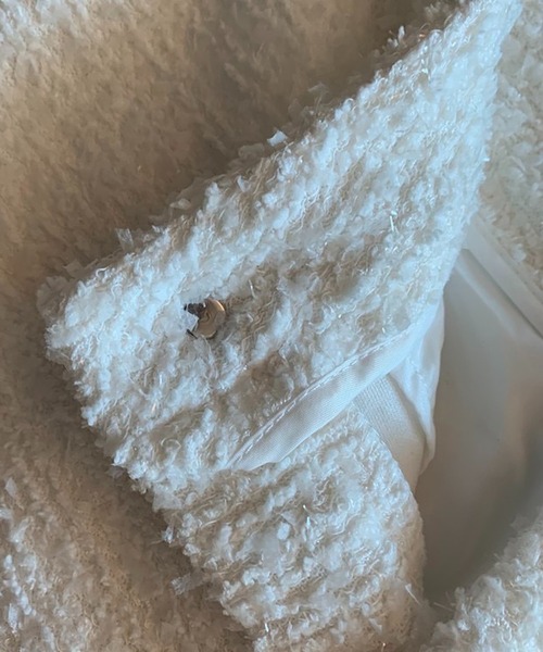 Chick（チック）の「ハイウエストツイードショートパンツ（その他パンツ・レディース・ホワイト/ブラック・M/S/L）」の8枚目の写真