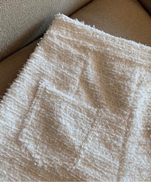 Chick（チック）の「ハイウエストツイードショートパンツ（その他パンツ・レディース・ホワイト/ブラック・M/S/L）」の10枚目の写真