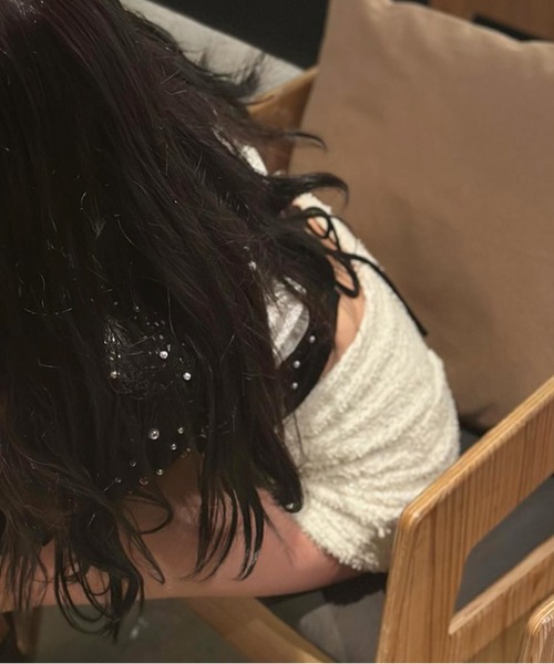 Chick（チック）の「ハイウエストツイードショートパンツ（その他パンツ・レディース・ホワイト/ブラック・M/S/L）」の20枚目の写真