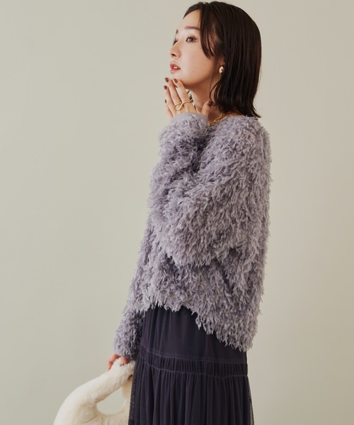 Shelly island（シェリーアイランド）の「フリンジレースプルオーバー（シャツ/ブラウス・レディース・ホワイト/ピンク/ライトグレー・M）」の16枚目の写真