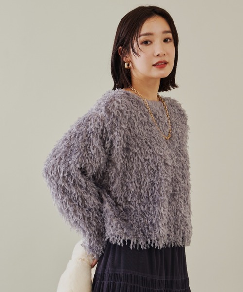 Shelly island（シェリーアイランド）の「フリンジレースプルオーバー（シャツ/ブラウス・レディース・ホワイト/ピンク/ライトグレー・M）」の13枚目の写真