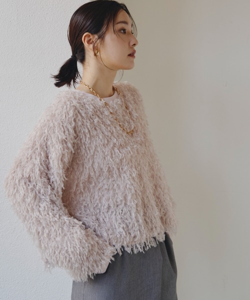 Shelly island（シェリーアイランド）の「フリンジレースプルオーバー（シャツ/ブラウス・レディース・ホワイト/ピンク/ライトグレー・M）」の20枚目の写真