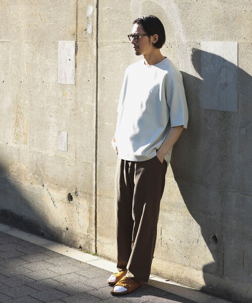 【別注】Lee / FLeeasy シアサッカー パンツ Lee（リー）の「Lee × B:MING by BEAMS / 別注 Freeasy シア