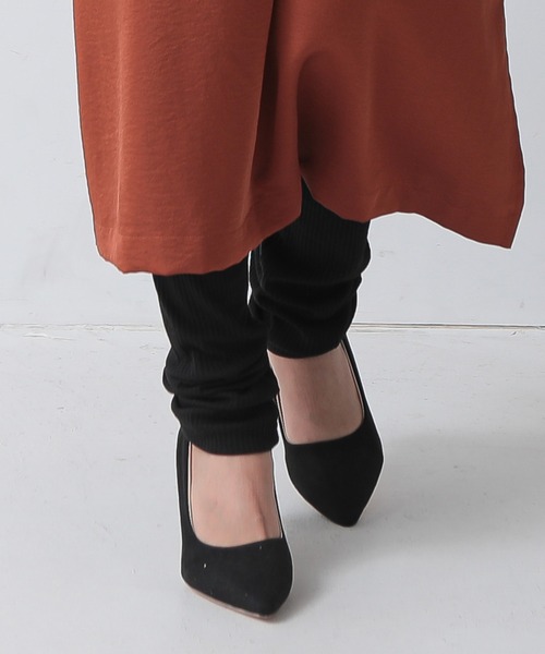 and it_（アンドイット）の「リブレギンス（レギンス/スパッツ・レディース・ブラック・M-L）」の7枚目の写真