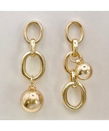 【papillon】チェーンボールピアス(MA)
