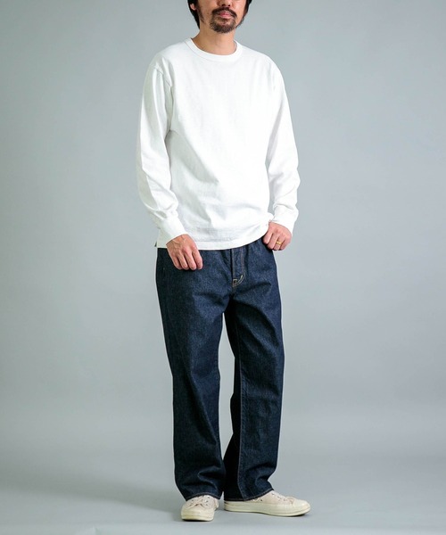 OMNIGOD（オムニゴッド）の「[OMNIGOD mens / オムニゴッド] 10ozデニム 5Pイージールーズジーンズ（デニムパンツ・メンズ・ワンウォッシュ・3/2）」の12枚目の写真