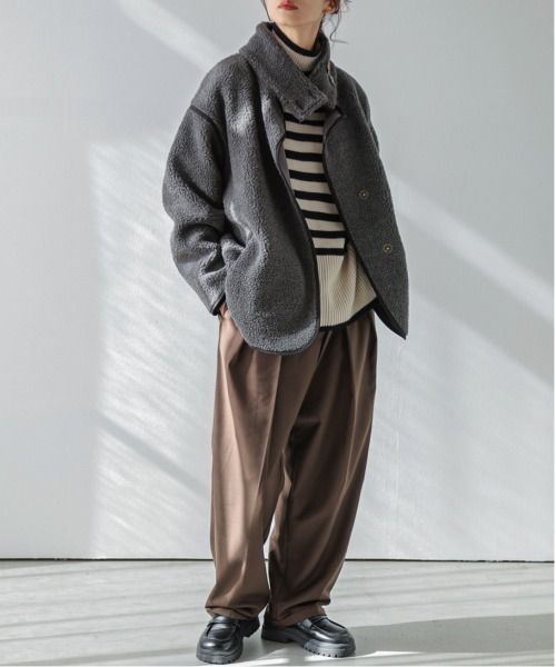 ボア調ブルゾン（その他トップス）｜SUGAR BISKET（シュガービスケット