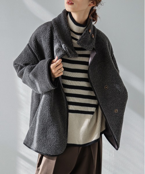 ボア調ブルゾン（その他トップス）｜SUGAR BISKET（シュガービスケット