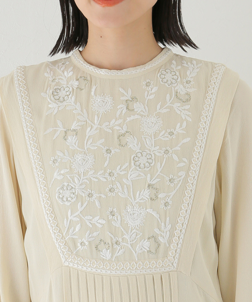IENA イエナ　ワンピース　ドレス IENA（イエナ）の「【ne Quittez pas(ヌキテパ)】FLOWER EMB