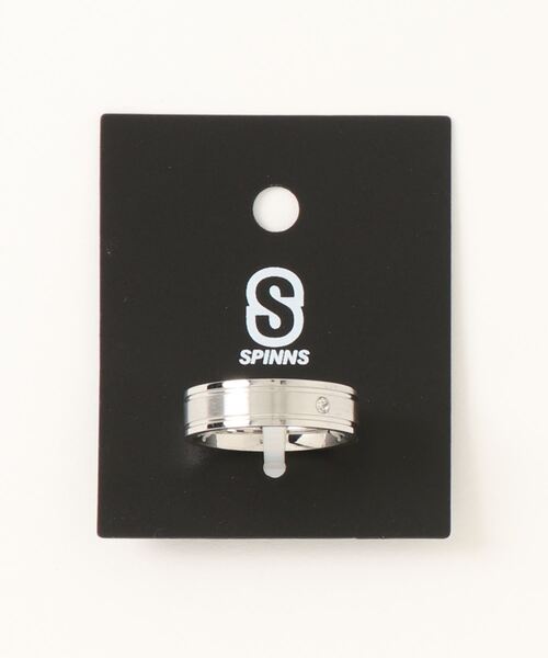 SPINNS(スピンズ)の「シルバーメタルリング/ラップラインデザイン(リング・メンズ・シルバー・16)」の4枚目の写真
