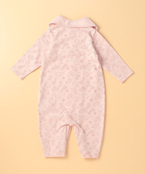 COMME CA ISM（コムサイズム）の「長袖ツーウェイオール・リバーシブルスタイ入りギフトセット(60-80cm)（ベビーギフト・キッズ・ピンク/ホワイト/サックスブルー/ネイビー・60-80cm）」の5枚目の写真