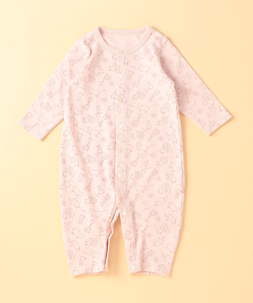 COMME CA ISM（コムサイズム）の「長袖ツーウェイオール・リバーシブルスタイ入りギフトセット(60-80cm)（ベビーギフト・キッズ・ピンク/ホワイト/サックスブルー/ネイビー・60-80cm）」の6枚目の写真