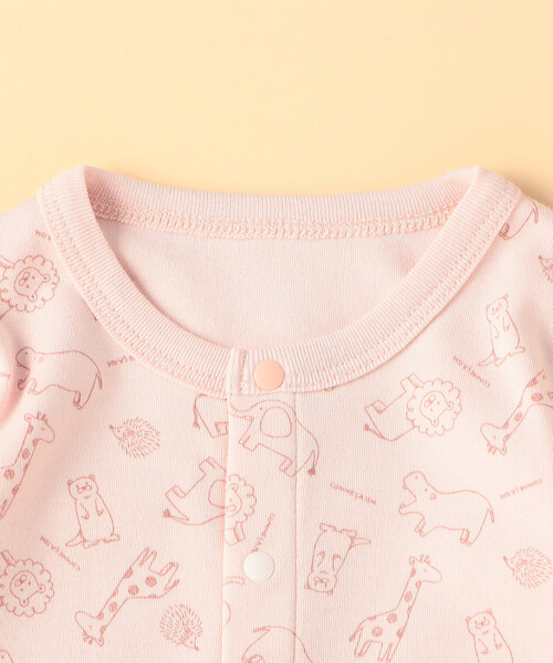 COMME CA ISM（コムサイズム）の「長袖ツーウェイオール・リバーシブルスタイ入りギフトセット(60-80cm)（ベビーギフト・キッズ・ピンク/ホワイト/サックスブルー/ネイビー・60-80cm）」の8枚目の写真