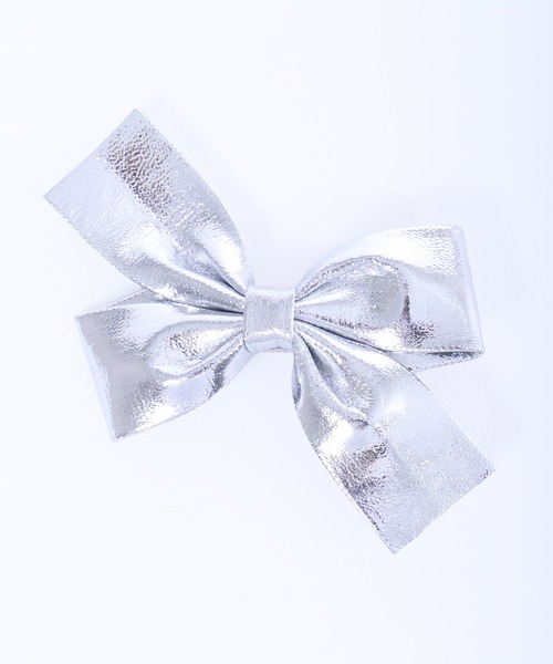 WC(ダブル シー)の「【2点SET】メタリックリボンピン(バレッタ/ヘアクリップ・レディース・ゴールド/シルバー・FREE)」の10枚目の写真