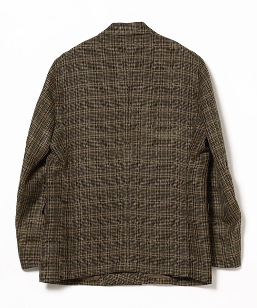 BEAMS PLUS メッシュチェック ダブルブレステッドジャケット BEAMS PLUS（ビームスプラス）の「BEAMS PLUS / リネン メッシュ