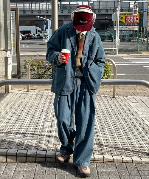 Perushu（ペルーシュ）の「3ポケットルーズデニムテーラードジャケット