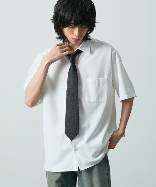 SILK NECK TIE WITH PLATE（ネクタイ）｜JOHN LAWRENCE SULLIVAN