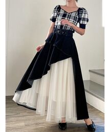 RESEXXY | チュールボリュームスカート(デニムスカート)