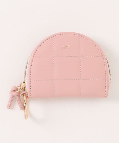 ACCOMMODE(アコモデ)の「キルティングハーフムーンコイン&キーポーチ(コインケース・レディース・グリーン/ライトブルー/ピンク/シルバー・FREE)」の17枚目の写真