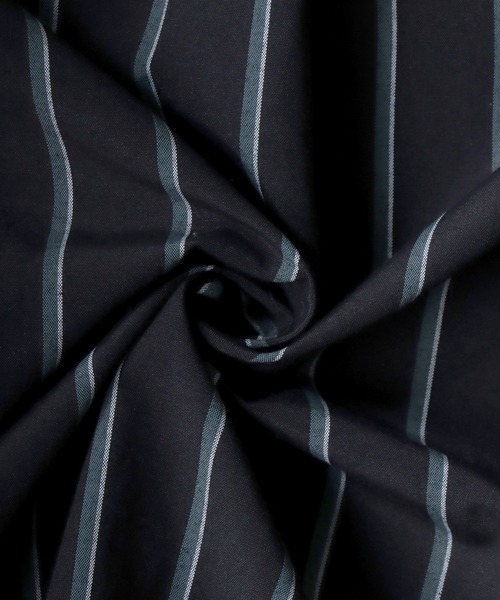 SITRY（シトリー）の「Broadcloth Stripe ＆ Plaid Band Collar Shirt/ストライプ チェック ブロード バンドカラーシャツ（シャツ/ブラウス・メンズ・グレー系その他/ブルー系その他2/ブルー系その他3/グレー系その他2/ブルー系その他/ホワイト系その他・M/L/LL）」の9枚目の写真