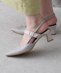 HIMIKO | 【HIMIKO】ポインテッドトゥバックストラップパンプス/641208(パンプス)