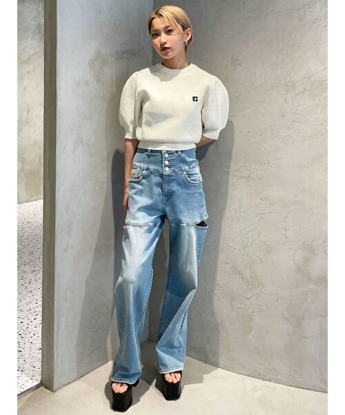 【値下げしました】EMODA センターシームバルキーサンダル M EMODA（エモダ）の「センターシームバルキーサンダル（サンダル