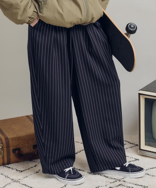 MUHET（ミュエータ）の「ストライプパンツ（その他パンツ）」 - WEAR