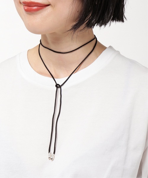 Garden of Eden(ガーデンオブエデン)の「【GARDEN OF EDEN/ガーデン オブ エデン】(追加)別注 string choker(ネックレス・レディース・ブラック・FREE)」の3枚目の写真