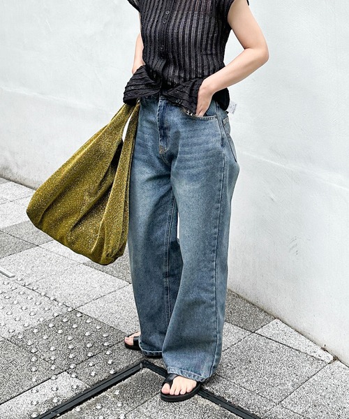 【ゆゆゆ】FENDI 2022SS デニムパンツ セール】【XSサイズあり】セルフカットストレートデニム（デニム