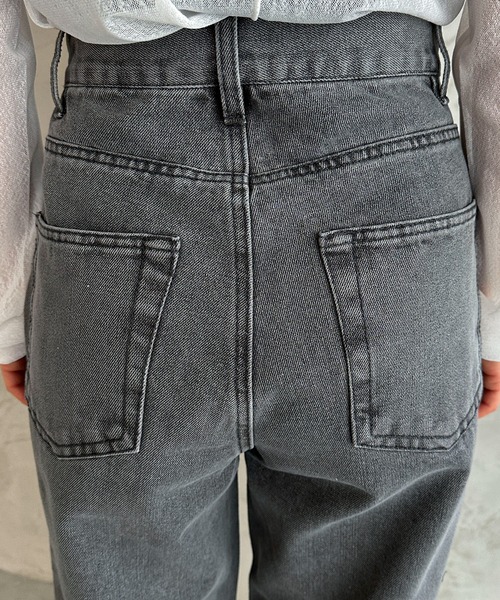 feepur(フェピュール)の「【4size展開】ベーシックストレートデニム(デニムパンツ・レディース・ブルー/ブラック/グレー/サックスブルー/アイボリー/ブラウン・SMALL/MEDIUM/LARGE/TALL)」の13枚目の写真