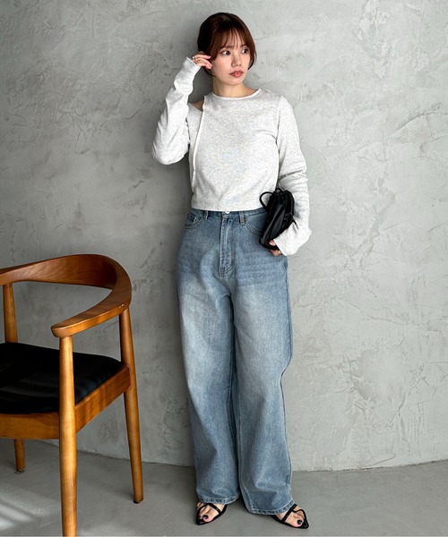 Supreme ストレートデニム 32 SUPREME(シュプリーム) Washed processing straight denim pants