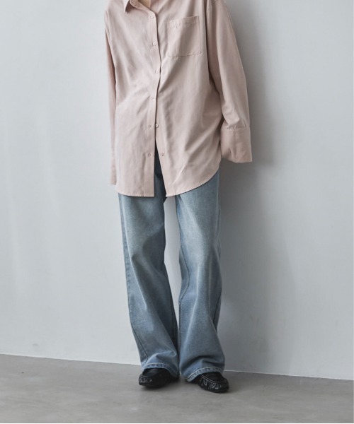 feepur(フェピュール)の「【4size展開】ベーシックストレートデニム(デニムパンツ・レディース・ブルー/ブラック/グレー/サックスブルー/アイボリー/ブラウン・SMALL/MEDIUM/LARGE/TALL)」の12枚目の写真