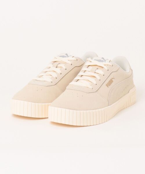 PUMA（プーマ）の「《PUMA》プーマ キャリーナ 2.0 SD（スニーカー・レディース・ピンク系その他/ベージュ/ブラック・24.0cm/25.0cm/26.0cm/22.5cm/23.5cm/24.5cm/25.5cm/23.0cm/22.0cm）」の2枚目の写真