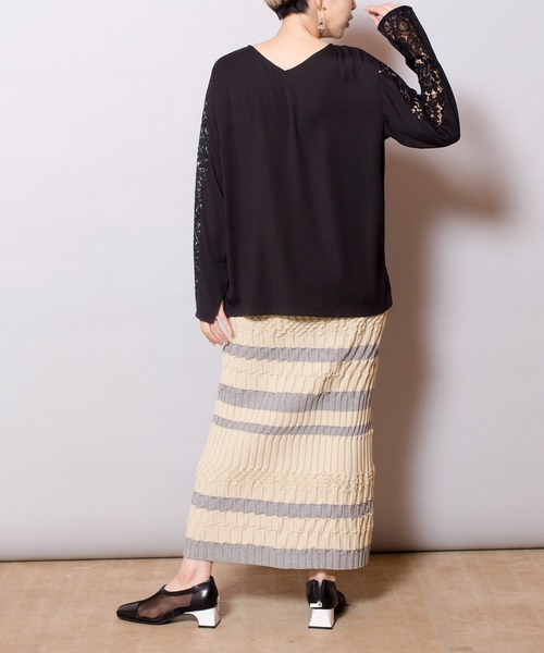 OSMOSIS(オズモーシス)の「2WAYブラウス(シャツ/ブラウス・レディース・ホワイト/ブラック・ONE SIZE)」の10枚目の写真