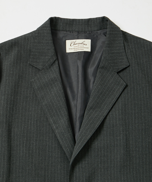 ADAM ET ROPE'(アダムエロペ)の「オーバーサイズ イージー テーラード ジャケット / シーズンレス / セットアップ対応(テーラードジャケット・メンズ・ブラック/チャコールグレー/カーキ・L/S/M)」の18枚目の写真