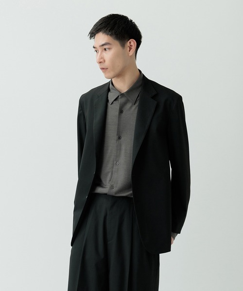 ADAM ET ROPE'(アダムエロペ)の「オーバーサイズ イージー テーラード ジャケット / シーズンレス / セットアップ対応(テーラードジャケット・メンズ・ブラック/チャコールグレー/カーキ・L/S/M)」の21枚目の写真