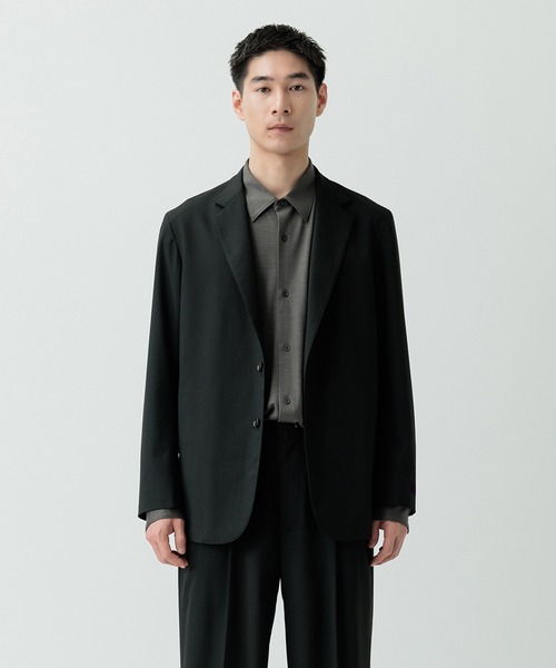 ADAM ET ROPE'(アダムエロペ)の「オーバーサイズ イージー テーラード ジャケット / シーズンレス / セットアップ対応(テーラードジャケット・メンズ・ブラック/チャコールグレー/カーキ・L/S/M)」の22枚目の写真