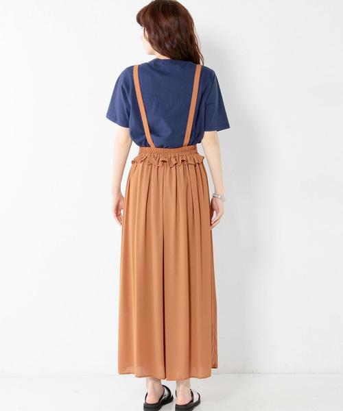 Another Edition（アナザーエディション）の「★★エアリーサスペンダーパンツ/AEBC AIRY ｻｽﾍﾟﾝﾀﾞｰ PT（その他パンツ・レディース・ブラック/オレンジ/オリーブ・フリー）」の12枚目の写真